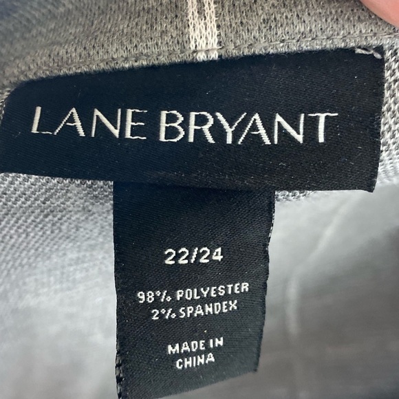 Lane Bryant Gray & White Windowpane Jacket - Picture 4 of 5